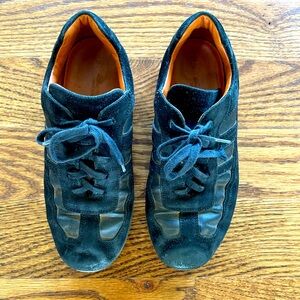 Santoni Jr leather shoes size 36